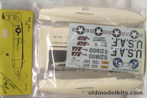 Eagles Talon 1/48 Bell X-1A or X-1B, ET512 plastic model kit